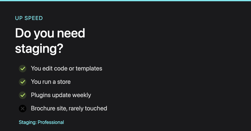 Do you need a staging server