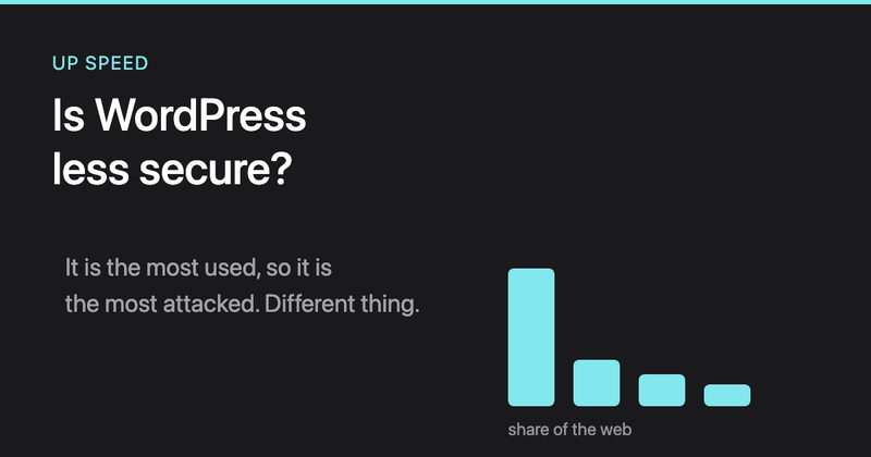 Is WordPress less secure than other platforms