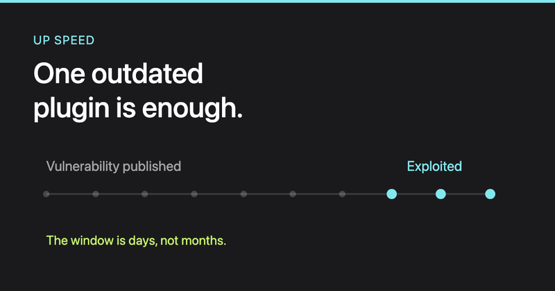 Why outdated plugins are the number one way in