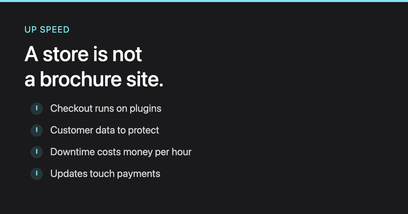 WooCommerce sites need more maintenance, not less